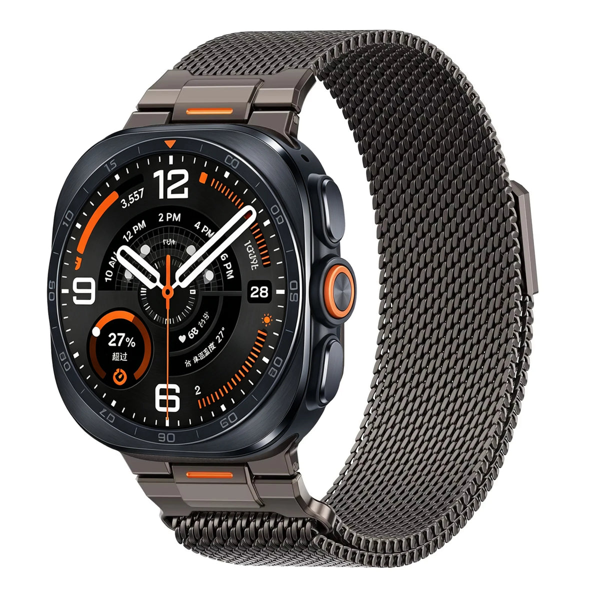 Metal Milanese Loop Band For Samsung Galaxy Watch Ultra 2 Strap 47mm Bracelet Correa Galaxy Watch 9 8 8 Classic 44mm 40mm 46mm