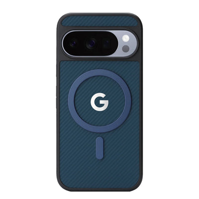 High End Carbon Fiber Texture Leather Phone Case For Google Pixel 10 9 ProXL 10A 9A For MagSafe Wireless Charger Anti-Drop Cover