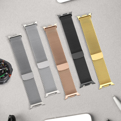 Milanese Loop Strap For Samsung Galaxy Watch 8 Classic 46mm Metal Magnetic Correa Bracelet Galaxy Watch 9 8 44mm 40mm Band