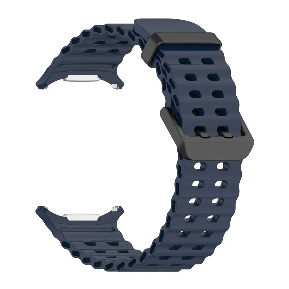 Ocean Strap for Samsung Galaxy Watch Ultra 2 Sports Silicone Band for Galaxy Watch 9-8-7 Ultra 47mm Official Original Wristband