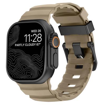 Trail Silicone Band for Apple Watch Ultra 4 3 2 49mm Strap 46mm 45mm 44mm Sport Bracelet iWatch Series 12 11 10 Ultra 9 8 7 SE3