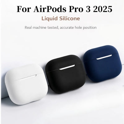 Cover for AirPods Pro 3 Case Wireless Bluetooth Earphone Silicone Cases Siamese Ultra-Thin Skin for Apple Airpods Pro 3 Funda