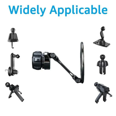 Extension Rod Car Mount Accessories Universal Foldable Magnetic Car Phone Holder Parts for 17mm Ball Head Base Magnet Holder