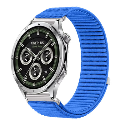 18mm 22mm Wave Nylon Strap for Oneplus Watch 3 43mm 46mm/4 3 Lite/2/2R Sport Wristband for OPPO Watch S/X2/3/Huawei GT6 5 4 Band