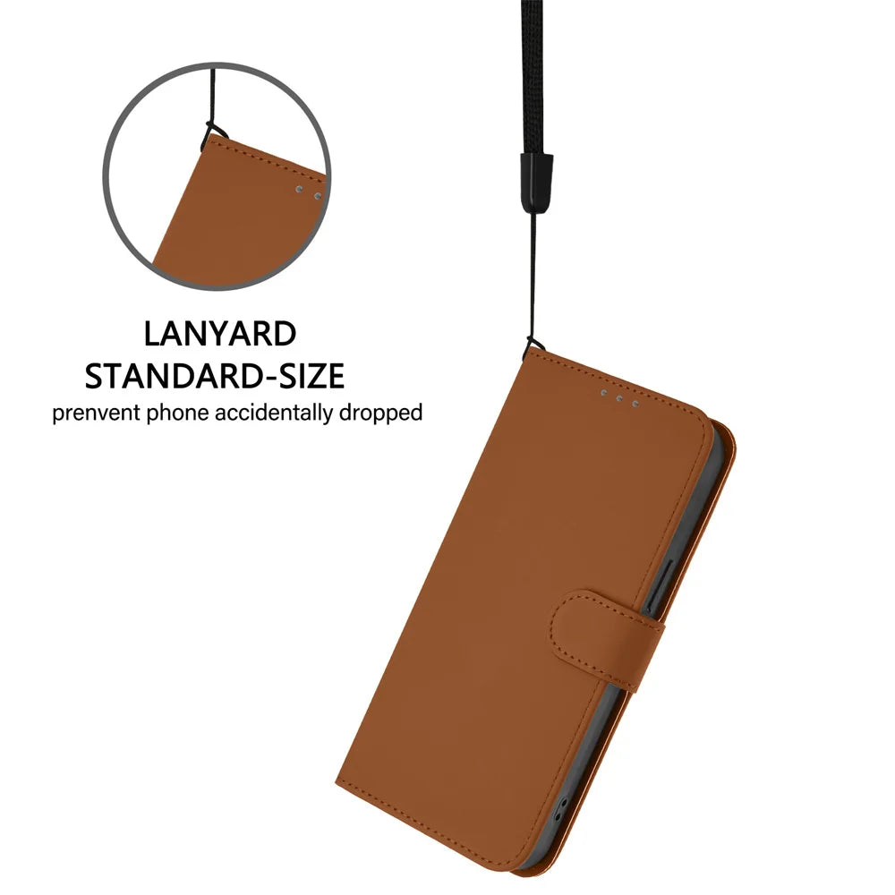 Luxury Leather Wallet Case for Samsung Galaxy S26 S24 S25 Ultra S23 Plus S24 FE S25 Edge Shockproof Bumper Flip Back Cover