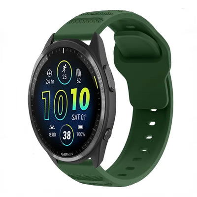 20mm 22mm Silicone Strap for Garmin Forerunner 965 955 265 255 165 55 Fashion Replacement Wristband for Garmin Venu 3/2 Active 5