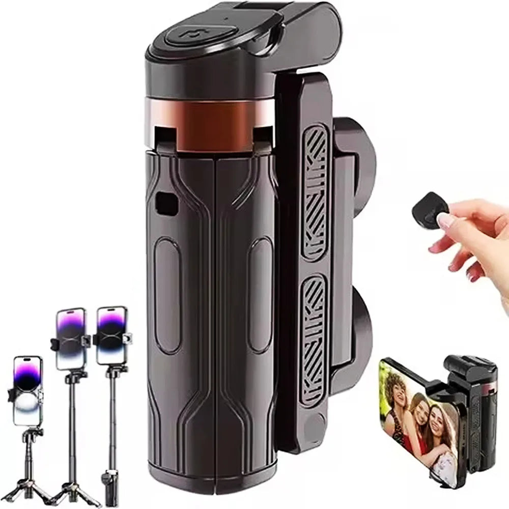 MEUYAG 2026 New Tripod, Phone Stand with Bluetooth Shutter, Wireless Selfie Stick Brackets with Phone Holder for Smartphone Came