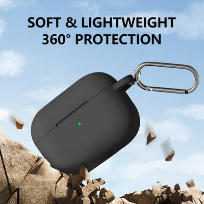 for AirPods Pro 3 2025 New Case Full Protective Soft Silicone Shockproof Case with Keychain for AirPods Pro 3 Case for Men Women