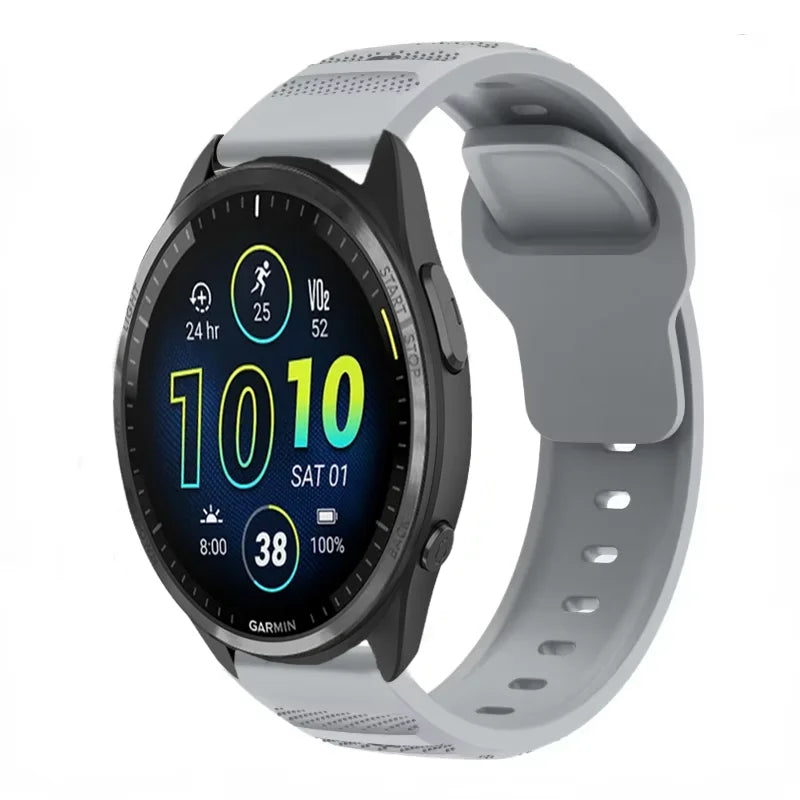 20mm 22mm Silicone Strap for Garmin Forerunner 965 955 265 255 165 55 Fashion Replacement Wristband for Garmin Venu 3/2 Active 5