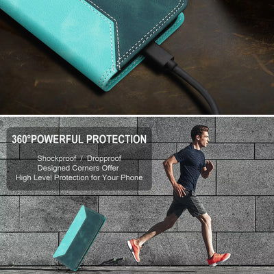 Magnetic Leather Wallet Case for Google Pixel 10 9 9A 8 8A 7 7A 6 6A 5 5A 4A 5G Pro XL Flip Phone Cover Rfid Blocking Shockproof