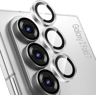Metal Individual Ring Camera Lens Protector for Samsung Galaxy Z Fold 8 Ultra Fold 7 6 5 4 8Ultra Tempered Glass Film Full Cover