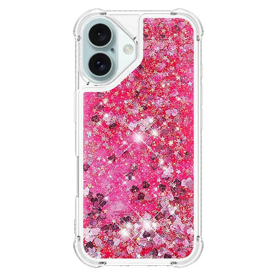 Bling Moving Liquid Floating Sparkle Colorful Glitter TPU Protective Case For Google Pixel 9 Pro XL 8 9A 8A 7A Waterfall Cover
