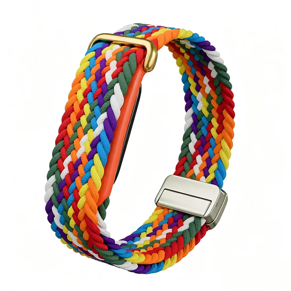 Magnetic Nylon Watch Strap for Google Fitbit Air Braided Replacement Bracelet Watch Band for Fitbit Air Sport Loop Correa Belt