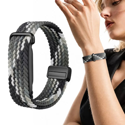 Magnetic Nylon Watch Strap for Google Fitbit Air Braided Replacement Bracelet Watch Band for Fitbit Air Sport Loop Correa Belt