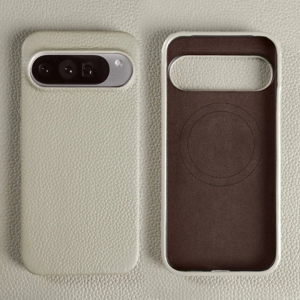 Luxury Magnetic Genuine Leather Case for Google Pixel 10Pro 9 7A 8 6 Full Protection Magnet for Magsafe Cases Shockproof Cover