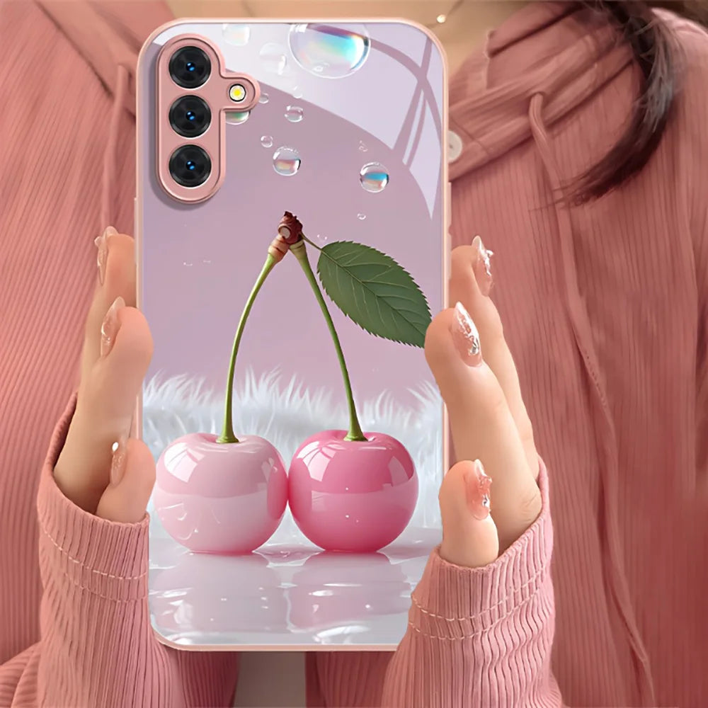 For Samsung S26 Ultra Case Samsung A57 5G A56 A37 A17 A55 A54 S25 Ultra S23 S26 S24 Plus A53 A36 Tempered Glass Phone Case Cover
