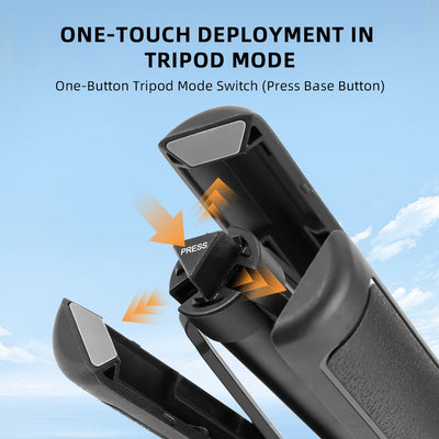 Flymile Pocket 4 Tripod Selfie Stick Extendable Long Hand Grip for DJI Pocket 3/Action 6/Insta360 X5 X4/Gopro 13 Accessories