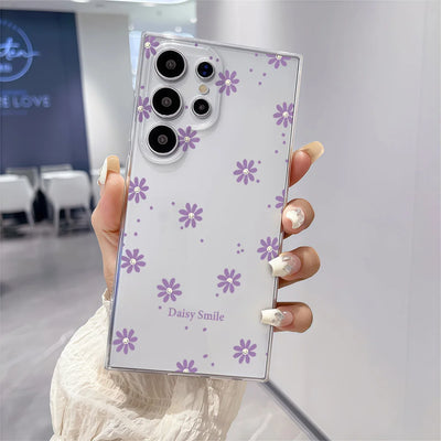 Daisy Smile Print Soft TPU Case for Samsung Galaxy S26 S25 S24 S23 S22 S21 S20 Note 20 Ultra 9 8 10 S8 S9 S10 Plus Clear Cover