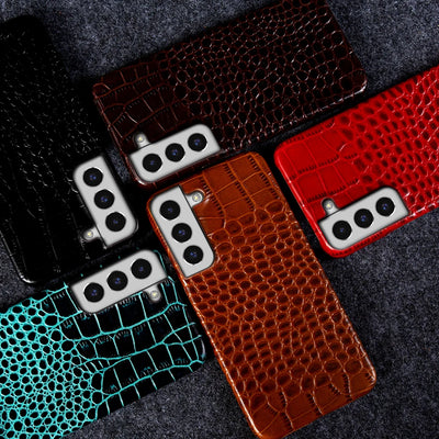 For Samsung Galaxy S26 FE Case Luxury Genuine Leather Case Galaxy S25 S24 S23 Ultra S22 S21 S20 Mobile Phone Cover Back Shell