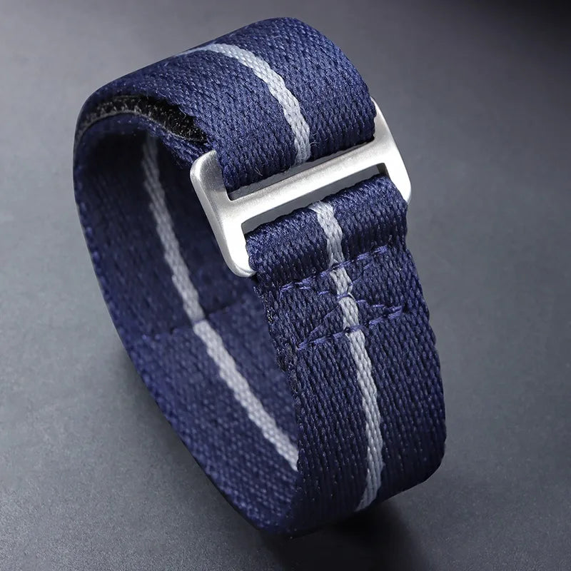 Military Nylon Watch Band Strap For Tudor FXD Bayview Little Red Flower Bluedon Dividing Wrist Bracelet 20/22mm Canvas Wristbelt
