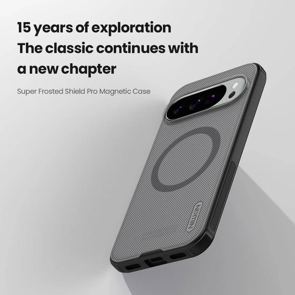 For Google Pixel 10 Pro XL/10 Pro/10/9 Pro XL/9 Pro/9 5G Nillkin Case Frosted Pro Magnetic Adapt Magsafe Matte full Back Cover