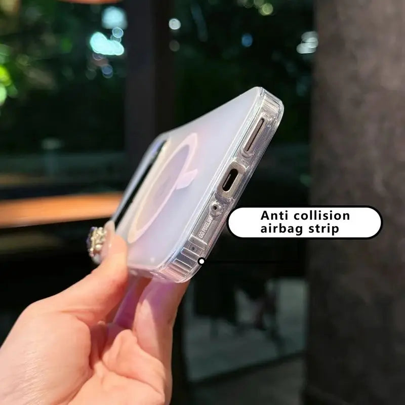 Laser Gradient For Magsafe Magnetic Silicon Case For Google Pixel 10 9 Pro XL 10 9 Pro 9A Wireless Charge Colorful Frosted Cover