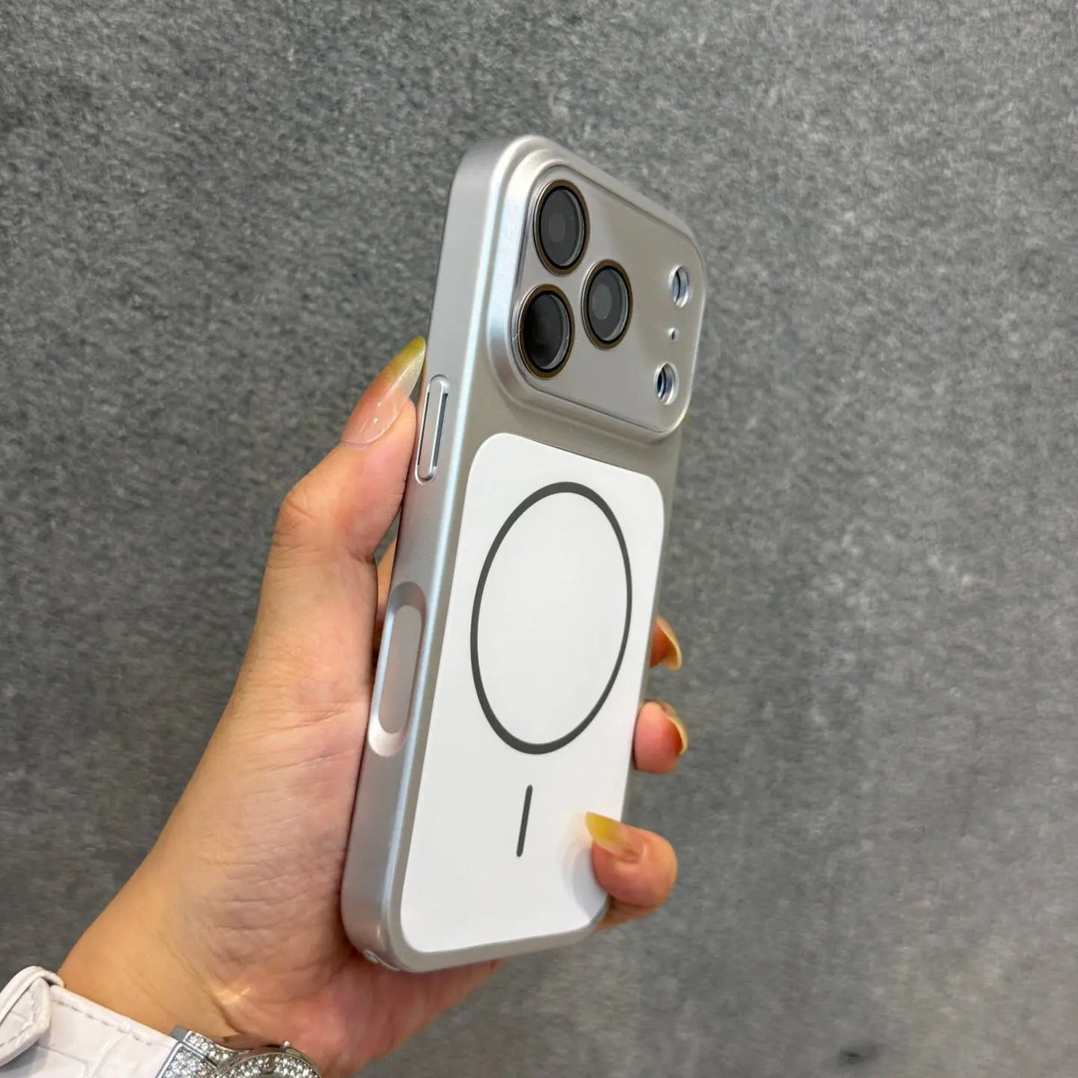 Luxury Solid Skin Feel Magnetic for Magsafe Phone Case for iPhone 18 17 16 15 14 Pro Max 18Pro Slim PC Camera Protection Cover