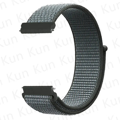 20mm 22mm Band For Samsung Galaxy Watch 6/5/4/5pro/4/6 Classic/active 2 Nylon loop sport bracelet huawei watch GT 4-2-2e-3 Strap