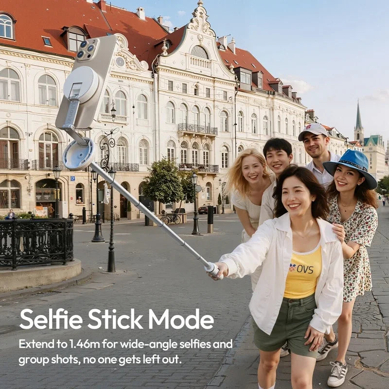 Original Ulanzi MT85 Magsafe Automatic Phone Tripod Dual Side Magnet 10m Wireless Control for Outdoor Travel Selfie Stick
