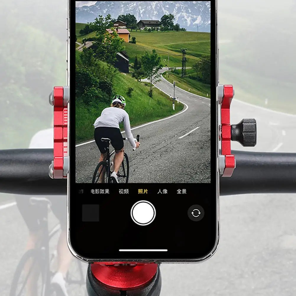 Bicycle Phone Holder Reliable MTB Phone Mount Stand Bicycle Holder Aluminum Adjustable Bike Phone Holder Nonslip Holder