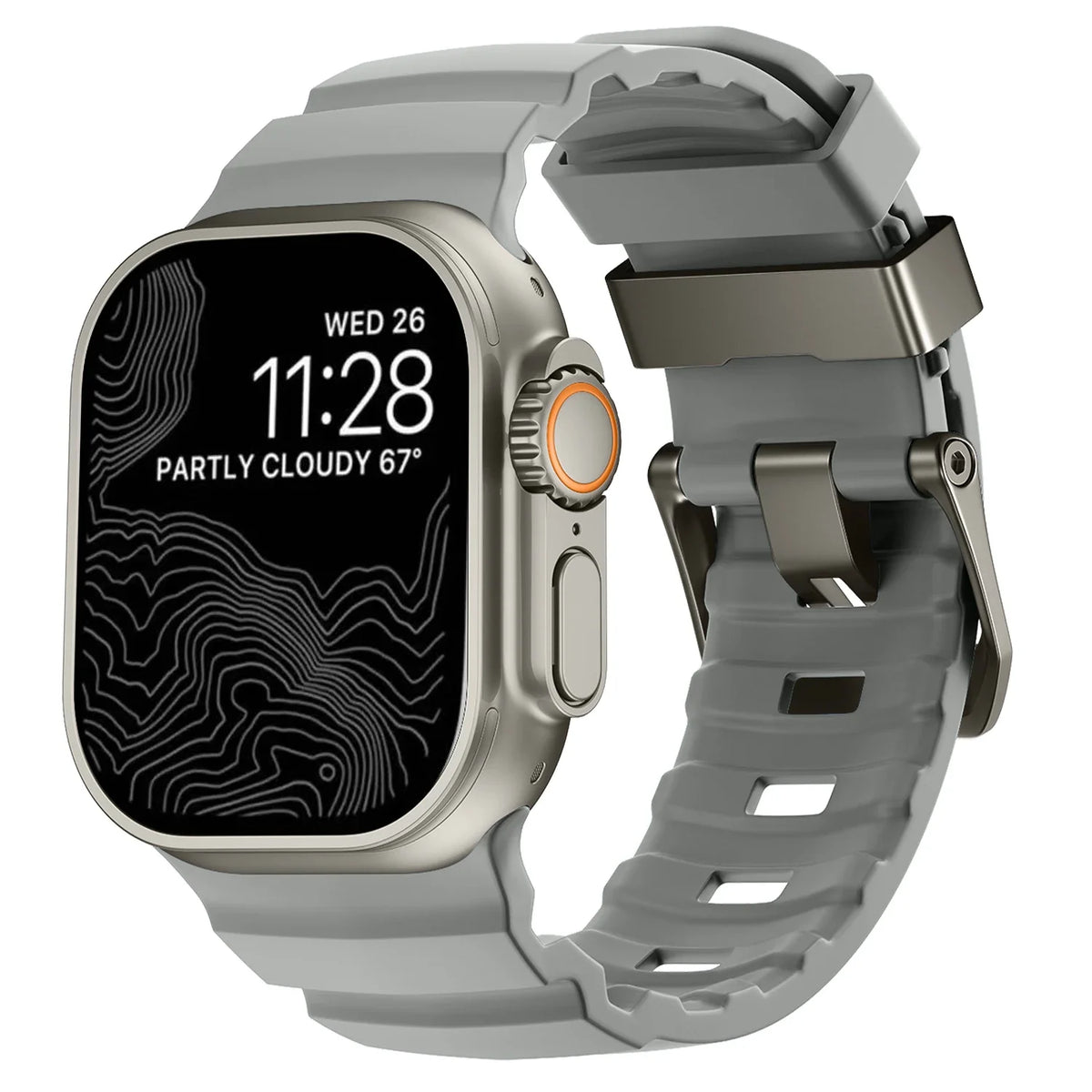 Trail Silicone Band for Apple Watch Ultra 4 3 2 49mm Strap 46mm 45mm 44mm Sport Bracelet iWatch Series 12 11 10 Ultra 9 8 7 SE3