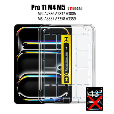 Tempered Glass Screen Protector for iPad Air 11 13 M4 M3 M2 Pro 11 13 M5 12.9 11th A16 10th 9th 8th 7th Air 5 4 3 10.2 10.5