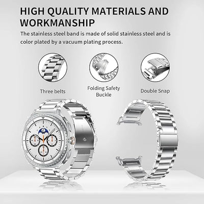 Metal Straps for Samsung Galaxy Watch 9 8 40mm 44mm Stainless Steel Bracelet Correa Galaxy Watch 8 Classic 46mm Bands