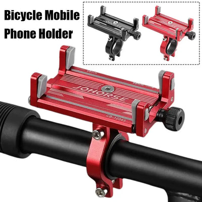 Bicycle Phone Holder Reliable MTB Phone Mount Stand Bicycle Holder Aluminum Adjustable Bike Phone Holder Nonslip Holder