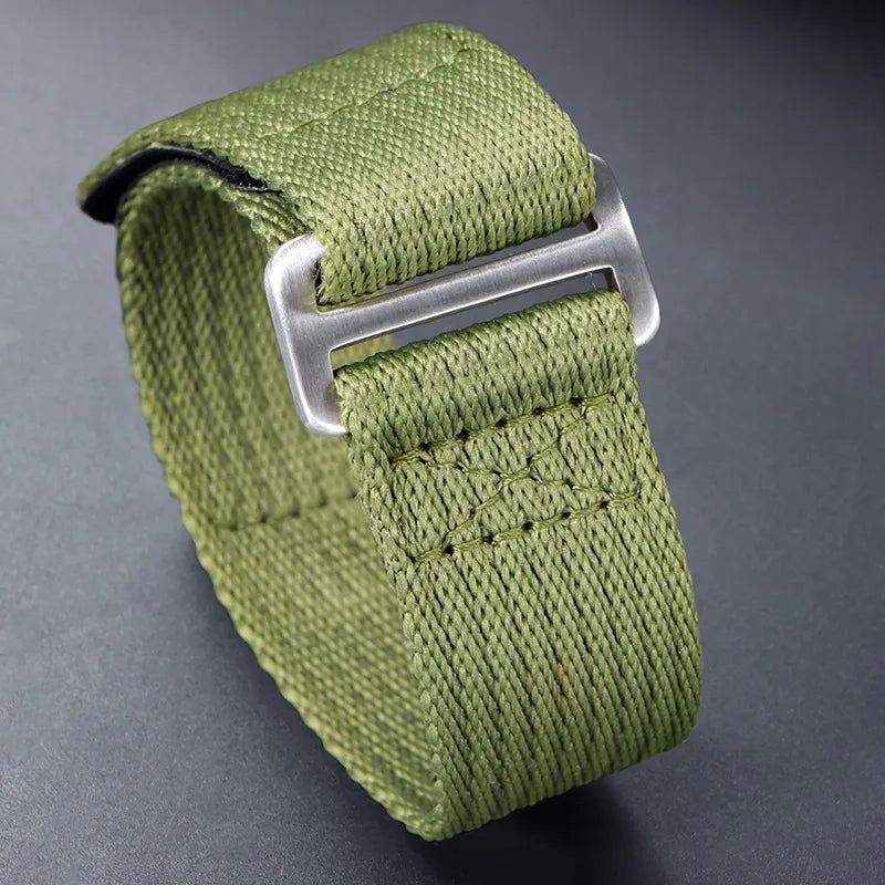 Military Nylon Watch Band Strap For Tudor FXD Bayview Little Red Flower Bluedon Dividing Wrist Bracelet 20/22mm Canvas Wristbelt