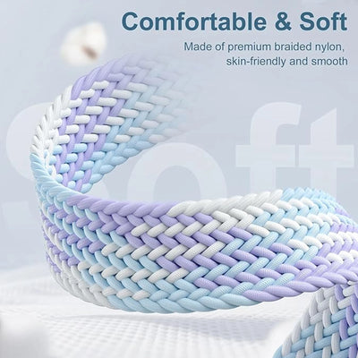 Magnetic Braided Band For Samsung Galaxy Watch 9 8 Strap 44mm 40mm Nylon Bracelet Correa Belt Galaxy Watch 8 Classic 46mm