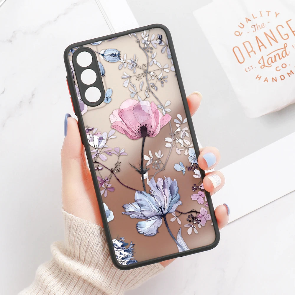 Palm Tree Leaves Phone Case For Samsung Galaxy S24 Ultra Cases Samsung S26 Ultra S23 FE S25 S22 Ultra S21 S20 FE S23 Plus Cover