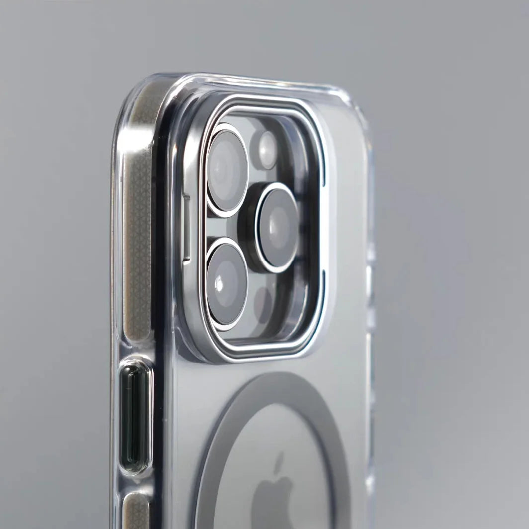 For MagSafe Clear Kickstand Case for iPhone 18 17Pro Max 17Air 16 15 14 13 12 Magnetic Shockproof Transparent Camera Stand Cover
