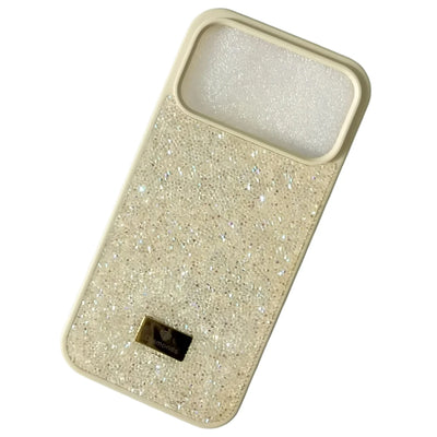 Gold Diamond Bling Multicolored Rhinestones Case For iPhone 17 16 15 14 Plus+ 13 12 Pro Max 17e 16e Air Glitter Protection Cover
