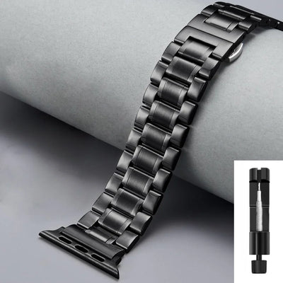 Stainless Steel Strap For Apple Watch Band Series 12/11/10/9/8/7/6/5/SE 3 Metal Bracelet For iWatch Ultra 4 49mm 45mm 44mm 46mm
