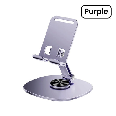 Foldable Mobile Phone Stand 360 Rotation Desktop Holder For iPad iPhone 15 14 13 Pro Samsung Tablet Cell Phone Portable Bracket