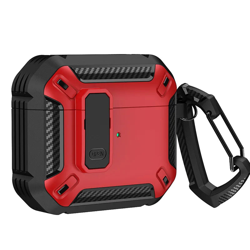 Luxury Switch Case For Apple Airpods Pro 1st 2nd generation Shockproof Cover For Air Pods 3 2 1 Cases Accessories with Keychain