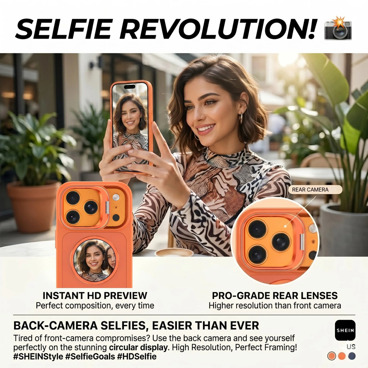 Multifunctional Smart Display Window Phone Case Compatible With IPhone17/17 Pro/17 Pro Max, Carbon Fiber Texture Shockproof Cover With Rear Camera Preview, Message Notification, Music Control & Custom Dynamic Wallpaper Dial