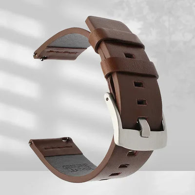 20mm 22mm Watch band Quick release Leather Strap for Samsung Galaxy Watch 3 Active2 40 44mm huawei watch gt 2 WatchBand 24 18mm