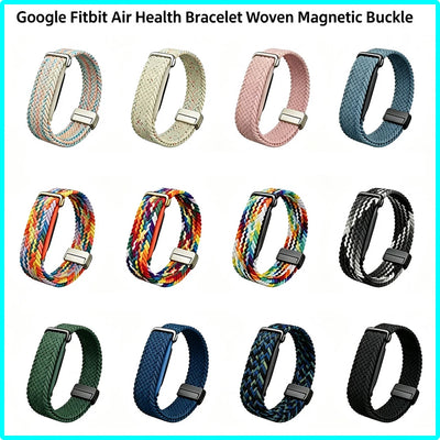 Magnetic Nylon Watch Strap for Google Fitbit Air Braided Replacement Bracelet Watch Band for Fitbit Air Sport Loop Correa Belt