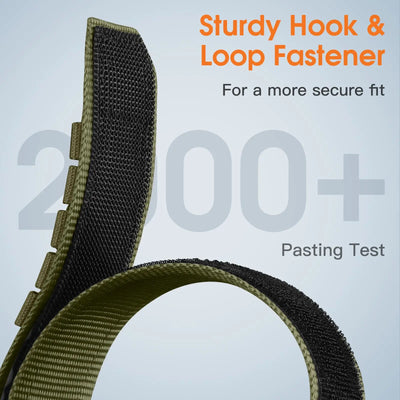 Braided Band Compatible with Samsung Galaxy Watch Ultra 47mm (2024/2025 Model) Replacement Band, Nylon Loop Strap for Men