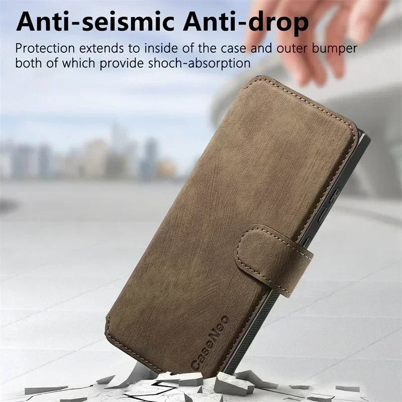 Magnetic 2 In 1 Detachable Flip Card Wallet Case For Magsafe Samsung Galaxy S26 S25 S24 S23 FE S22 S21 Ultra Note20 Plus A56 A36