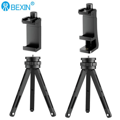 Tripod Mount Universal 360 Degree Mobile Phone Clip With 1/4"Screw Mobile Phone Clip Tripod Mount Adapter Adjustable For iphone