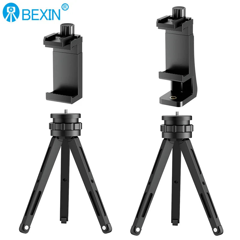 Tripod Mount Universal 360 Degree Mobile Phone Clip With 1/4"Screw Mobile Phone Clip Tripod Mount Adapter Adjustable For iphone