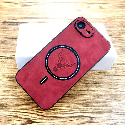 Faux Sheepskin Leather Case For iPhone 17e 17 18 16E 16 E 15 14 13 12 11 Pro Max Plus17Pro For Magsafe Wireless Charge Cover
